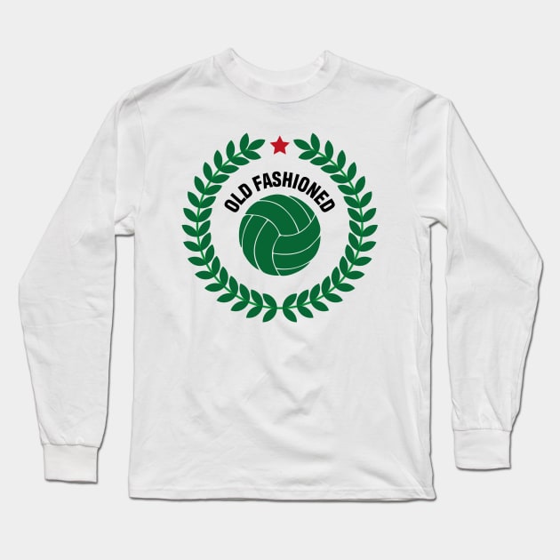 Old Fashioned - Vintage soccer illustration Long Sleeve T-Shirt by Biagiode-kd